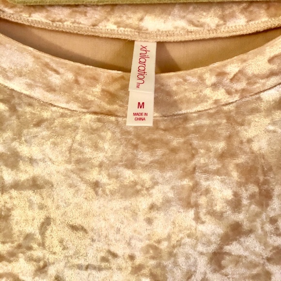 Light pink velvet t-shirt dress - Picture 2 of 2